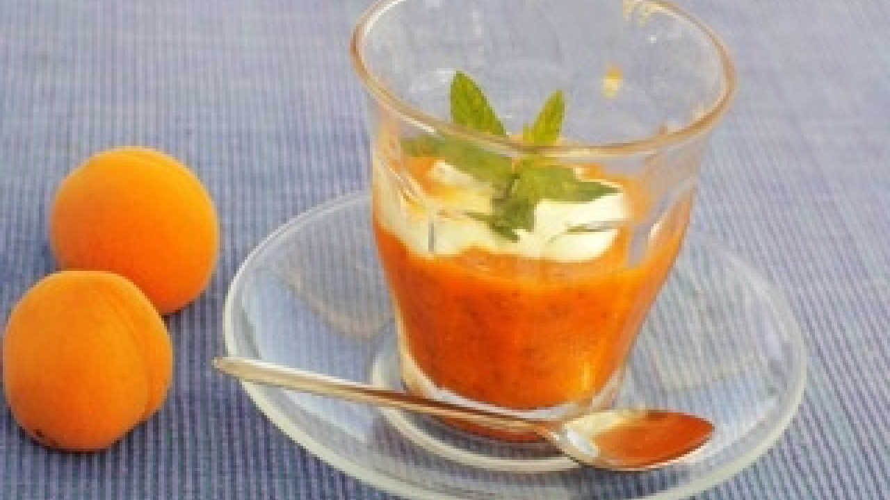 Zdravý marhuľový dezert, chutný recept