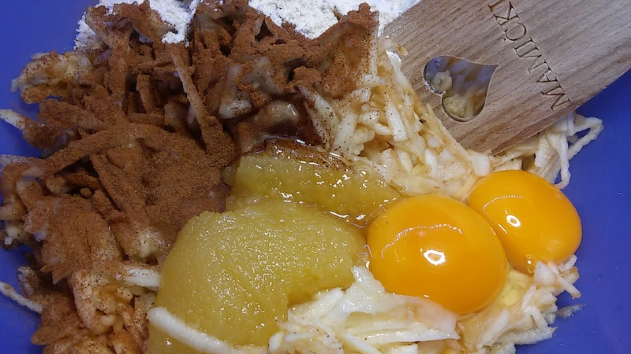 Recept na jablkovo-špaldové placky