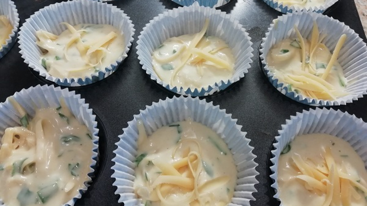 Muffiny s medvedím cesnakom