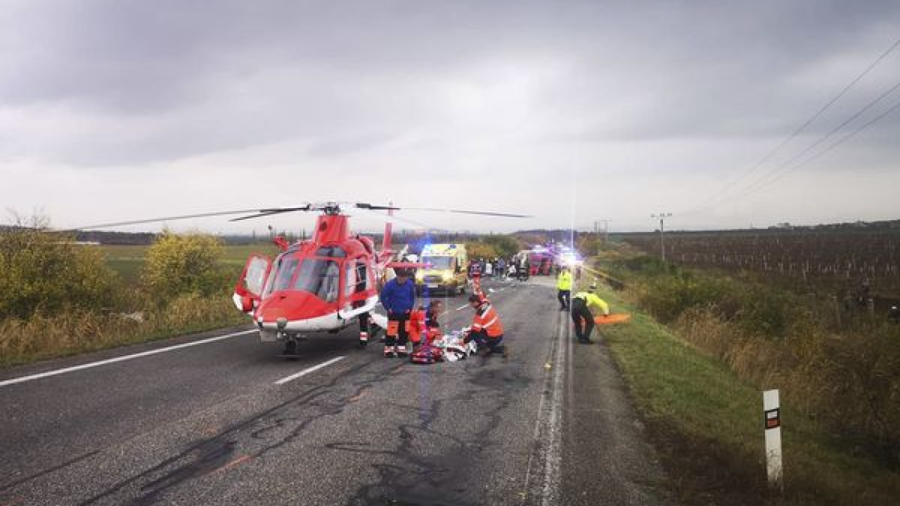 Dopravná nehoda autobusu