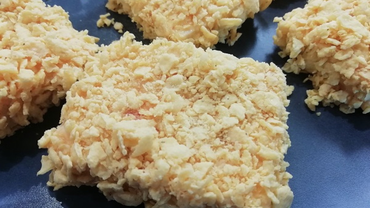 Tofu v kukuričných lupienkoch
