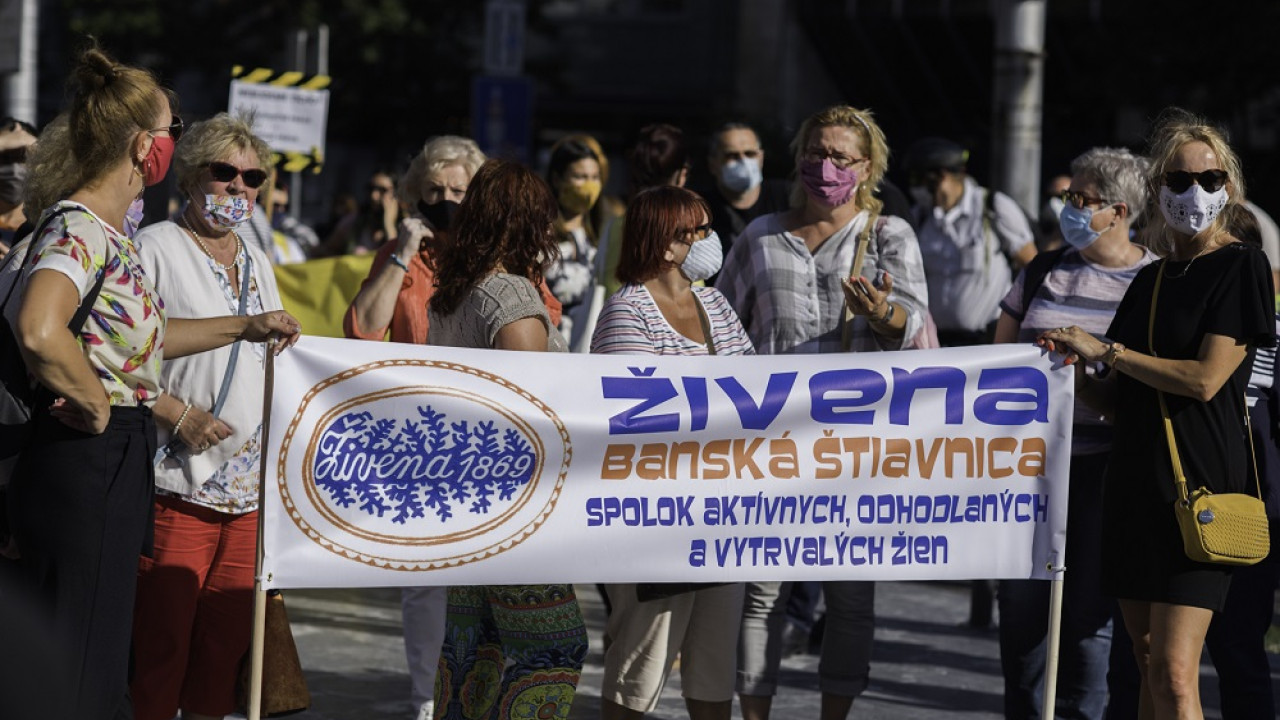 Protest Nebudeme ticho v Bratislave