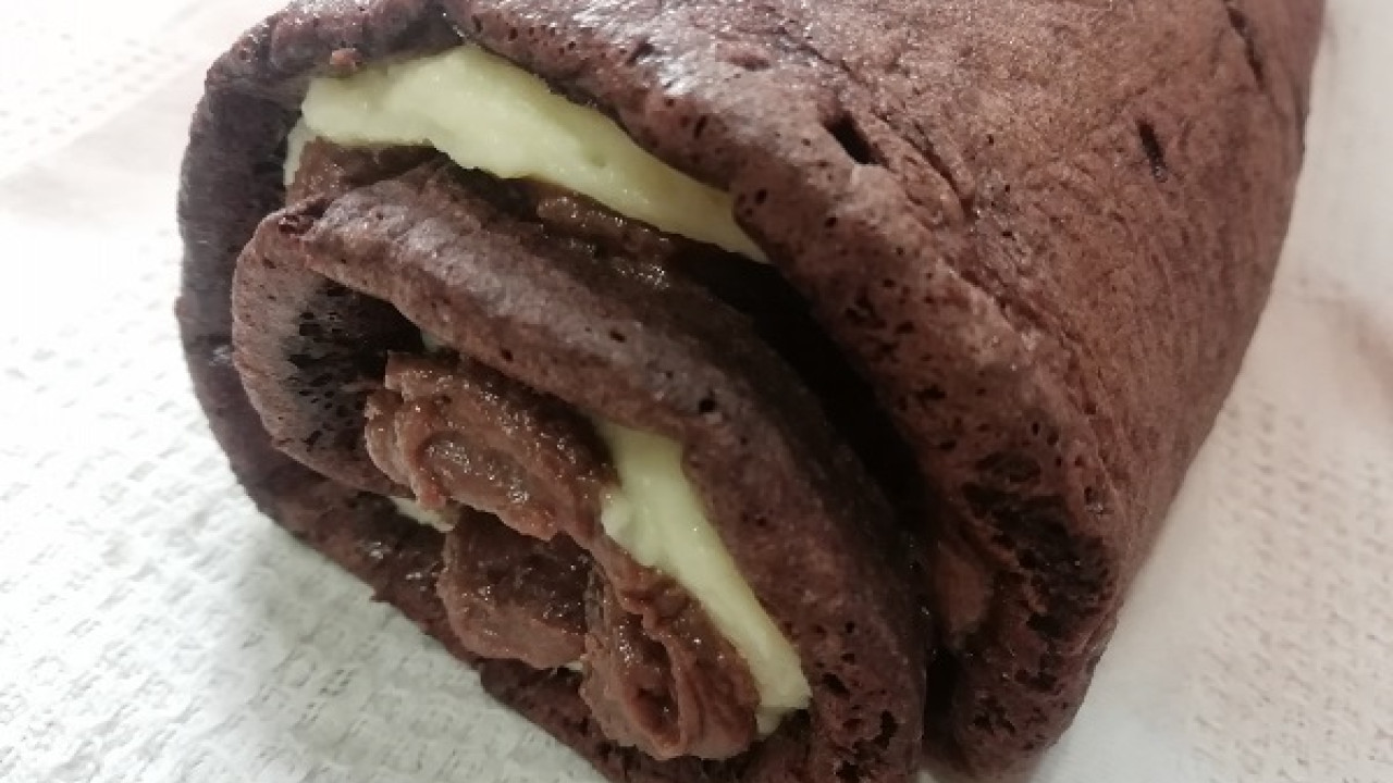 Kakaová roláda bez múky