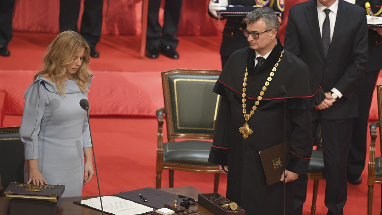 Prvá slovenská prezidentka Zuzana Čaputová