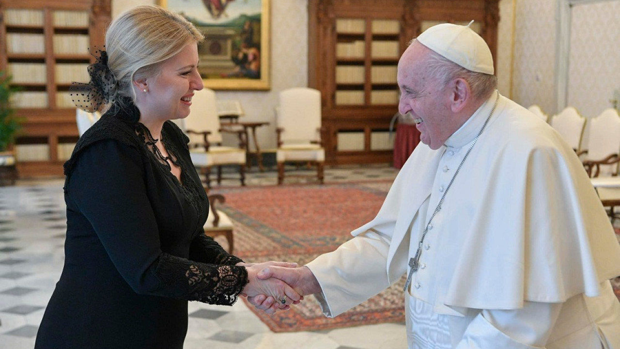 zuzana caputova, papez