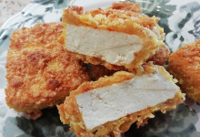 Tofu v kukuričných lupienkoch