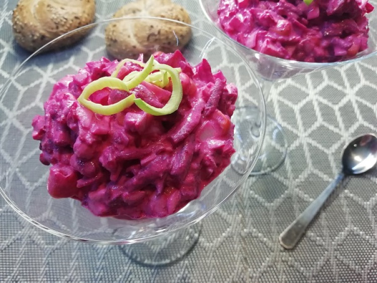 Zdravý a jednoduchý cviklový šalát: Recept do 15 minút