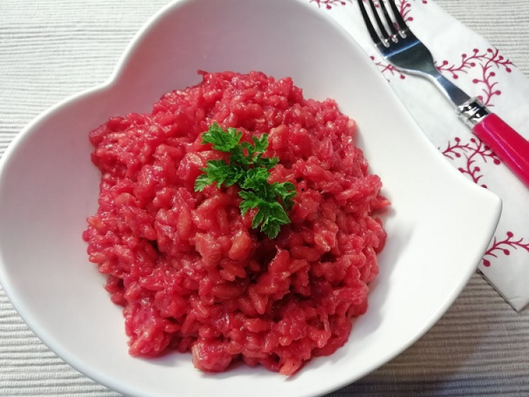 Výborné krémové cviklové rizoto, top recept