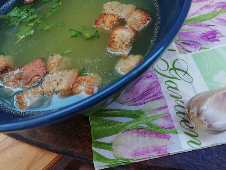 Poctivá cesnačka z vývaru: Super zdravý recept