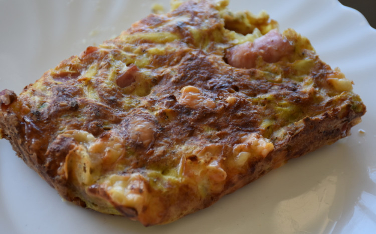 Zapekaná cuketa so zemiakmi, šunkou a syrom, top recept