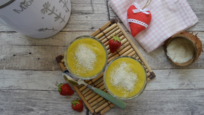 Mangovo avokádové smoothie
